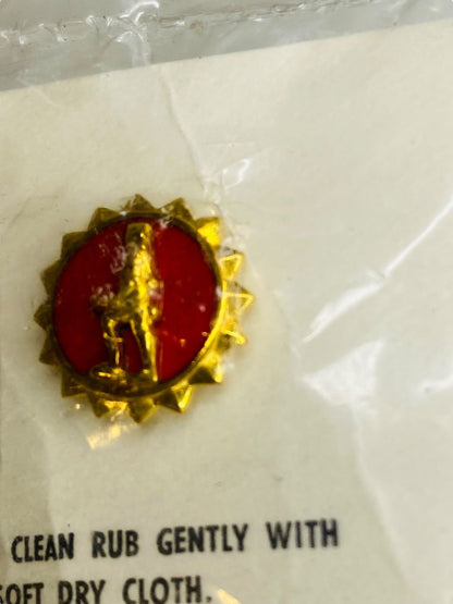 Vintage Army Lapel Button .5" New Old Stock