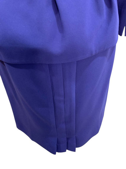 Size 6 Tahari Womens Purple Skirt Suit Jacket Arthur S Levine