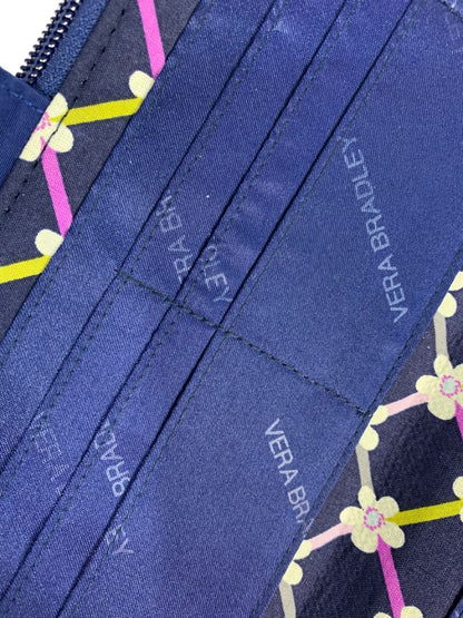 Vera Bradley New Turnlock Wallet Lapis Blue 14531-475 8" x 4.5"