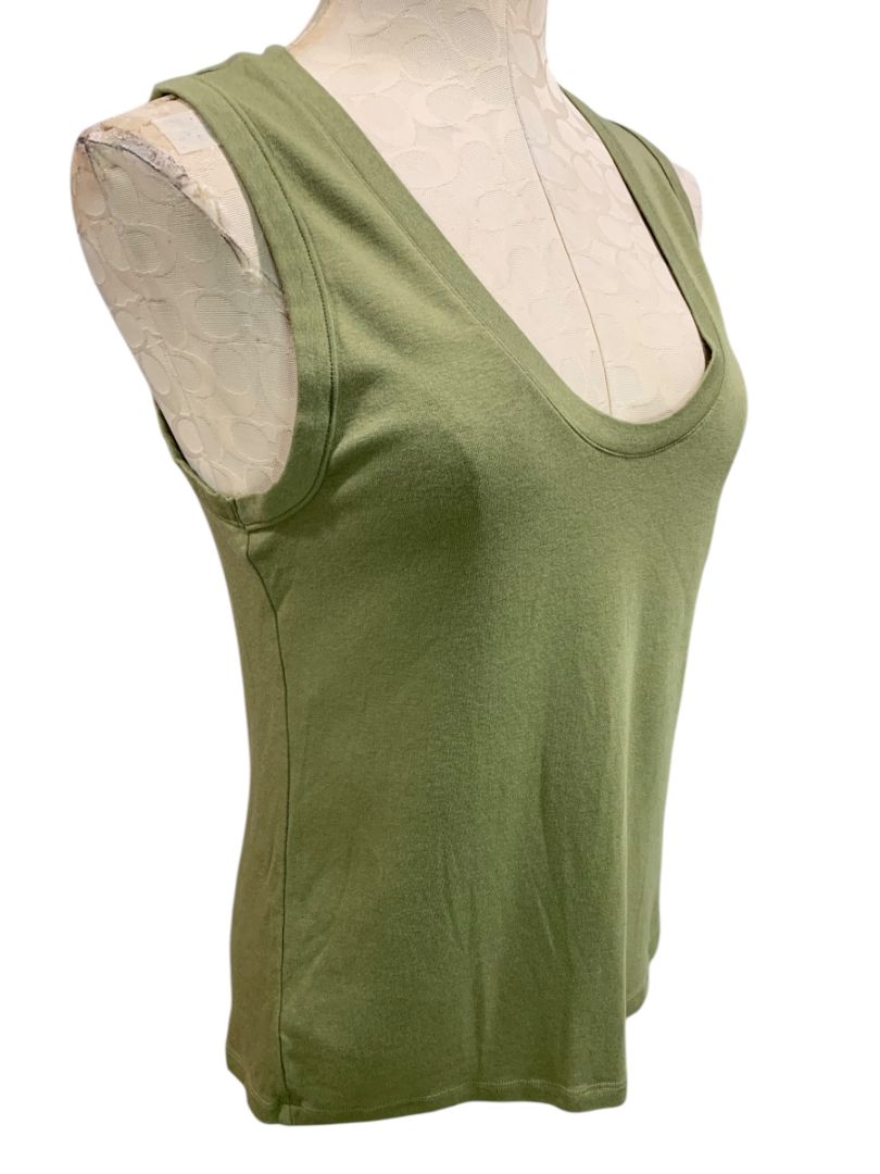 Size XXL a new day Womens Olive Green Tank Top Shirt Soft