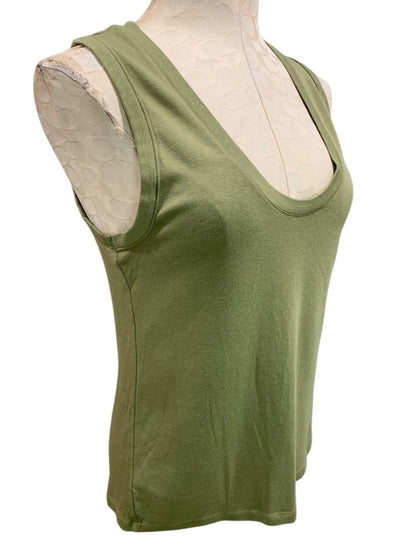 Size XXL a new day Womens Olive Green Tank Top Shirt Soft