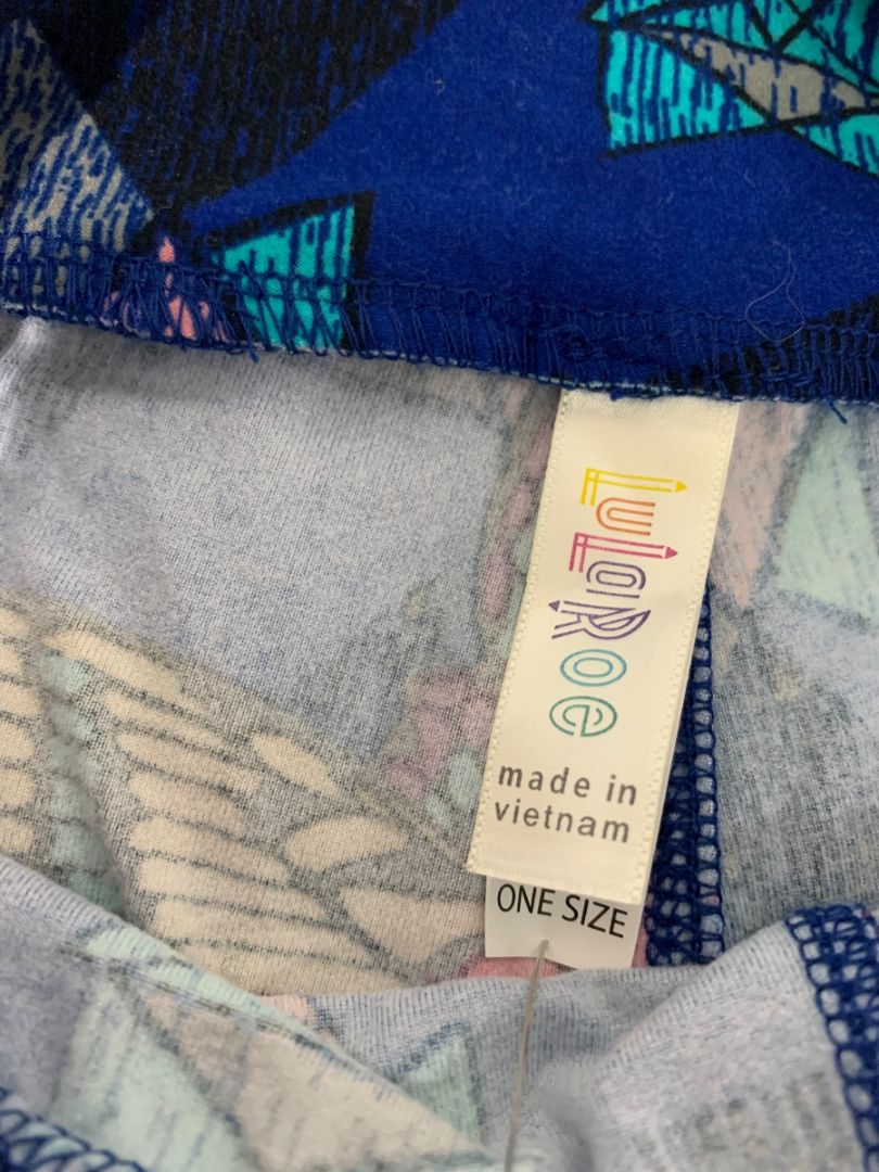 One Size LulaRoe Womens Leggings 3 Pair Assorted Hummingbird Butterfly