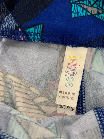 One Size LulaRoe Womens Leggings 3 Pair Assorted Hummingbird Butterfly