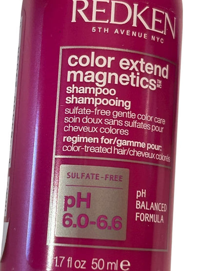 Lot of 3 Redken Travel Size Shampoos Color Extend All Soft 1.7 oz Each New