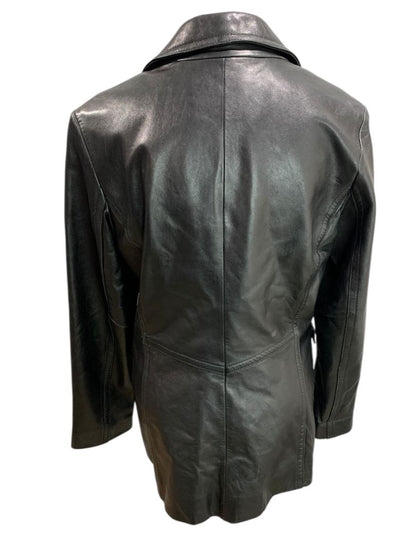 Size Medium Nine West Womens Black Leather Jacket Soft