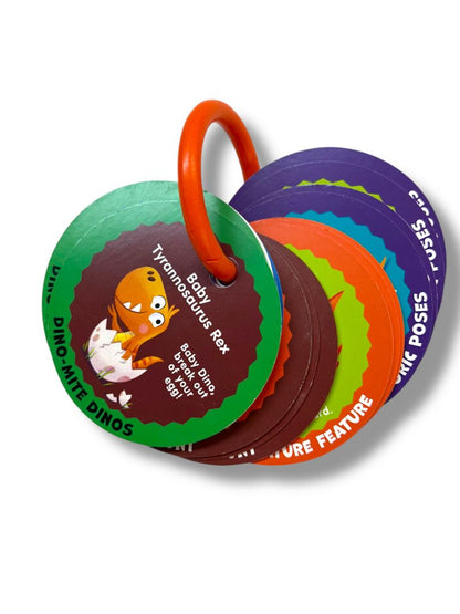 MollyBee Kids Dino Stomp and Roar Toddler Preschool Activity Cards