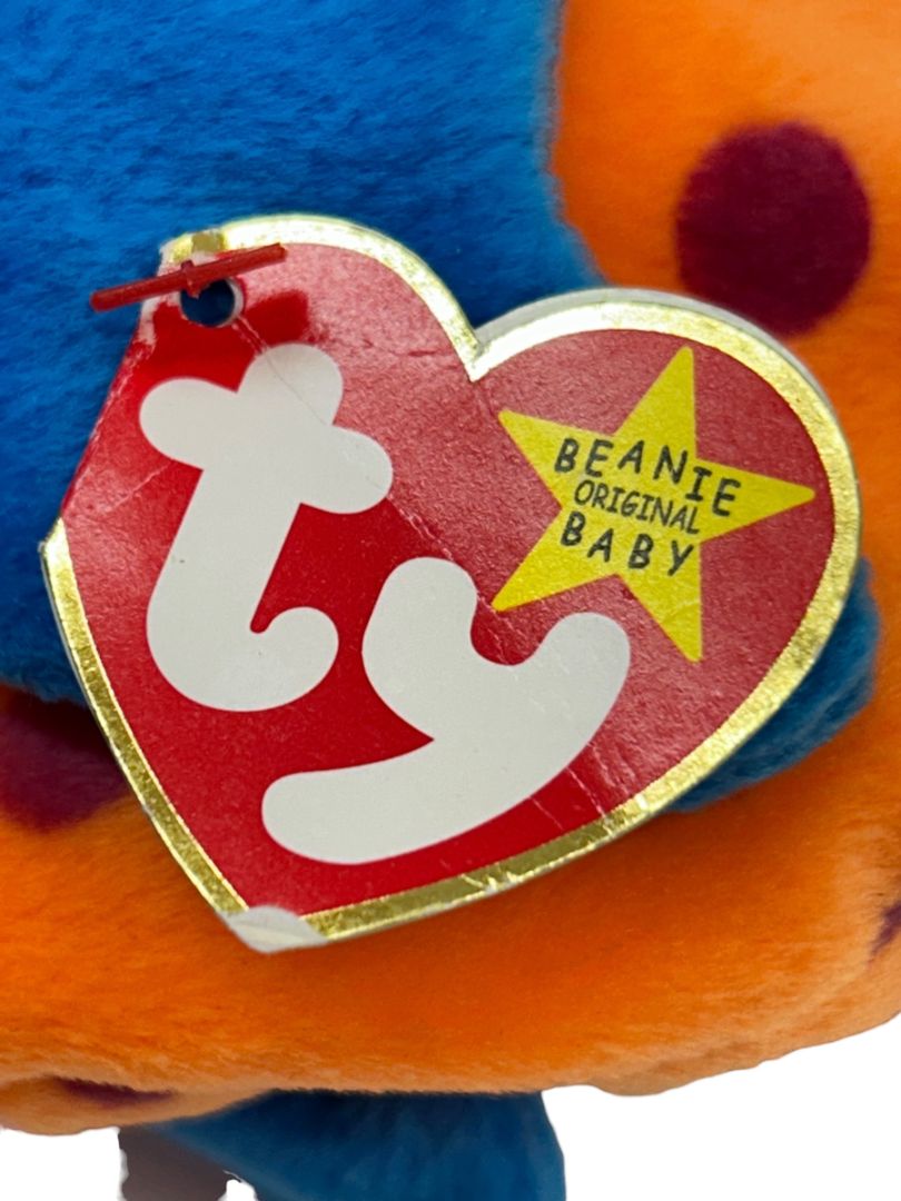 1999 Ty Beanie Baby Lips The Fish 8" Tags Stuffed Animal Plush