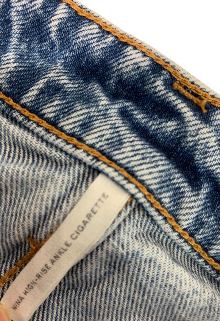 Size 27 Rag & Bone Womens Jeans Nina High-Rise Ankle Cigarette