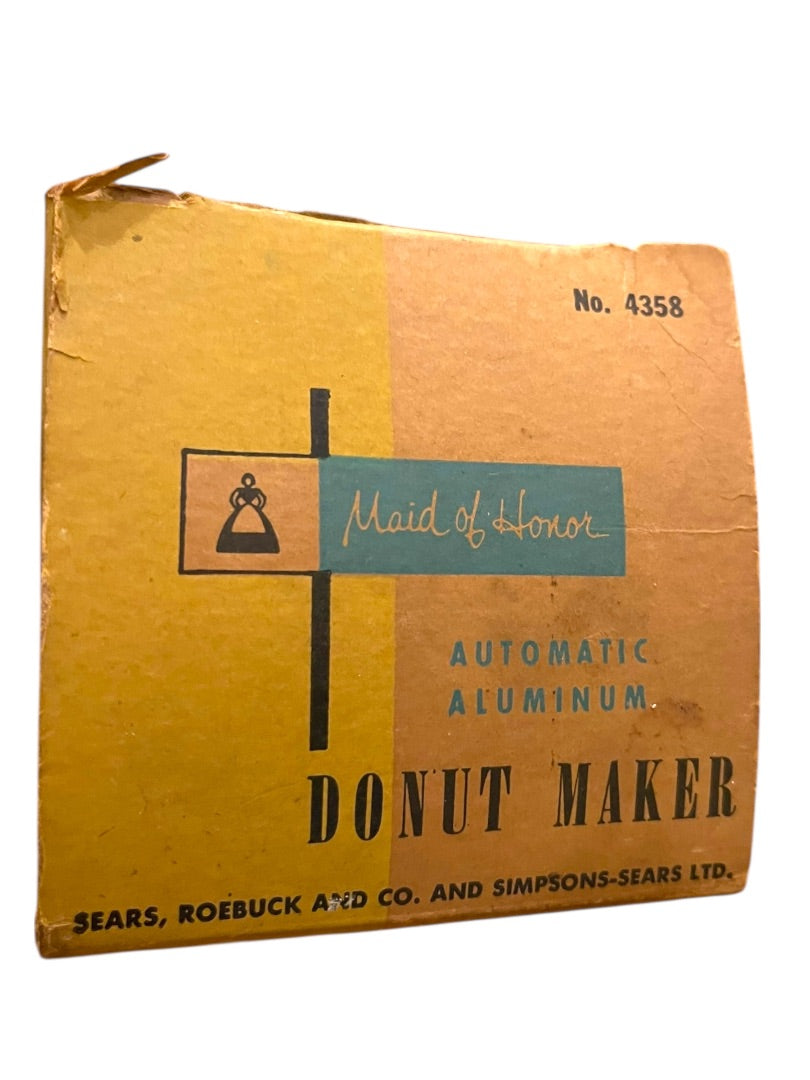 Maid of Honor Automatic Aluminum Donut Sears Robuck and Co. Maker No. 4358