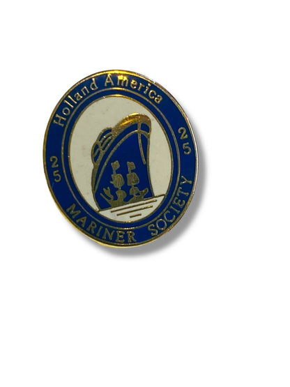 Collectible Holland American Lapel Pin 25 Mariner Society .75"