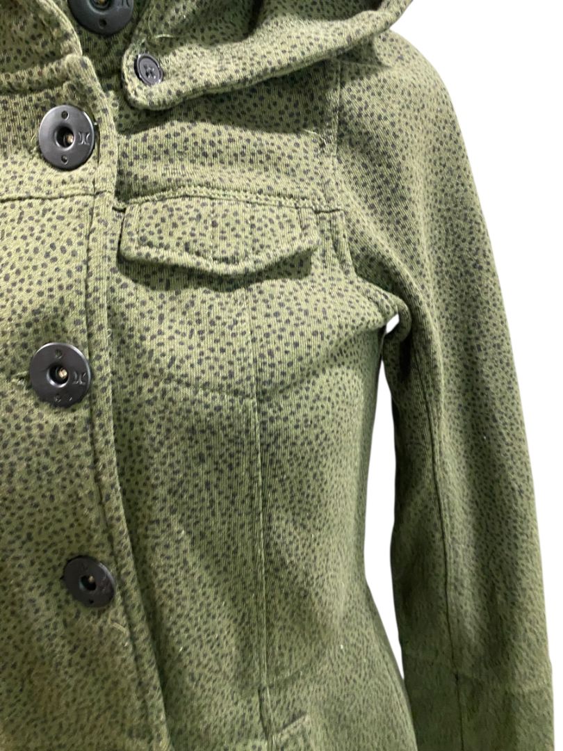 Size XS Hurley Womens Fleece Lined Winchester Jacket Removable Hood