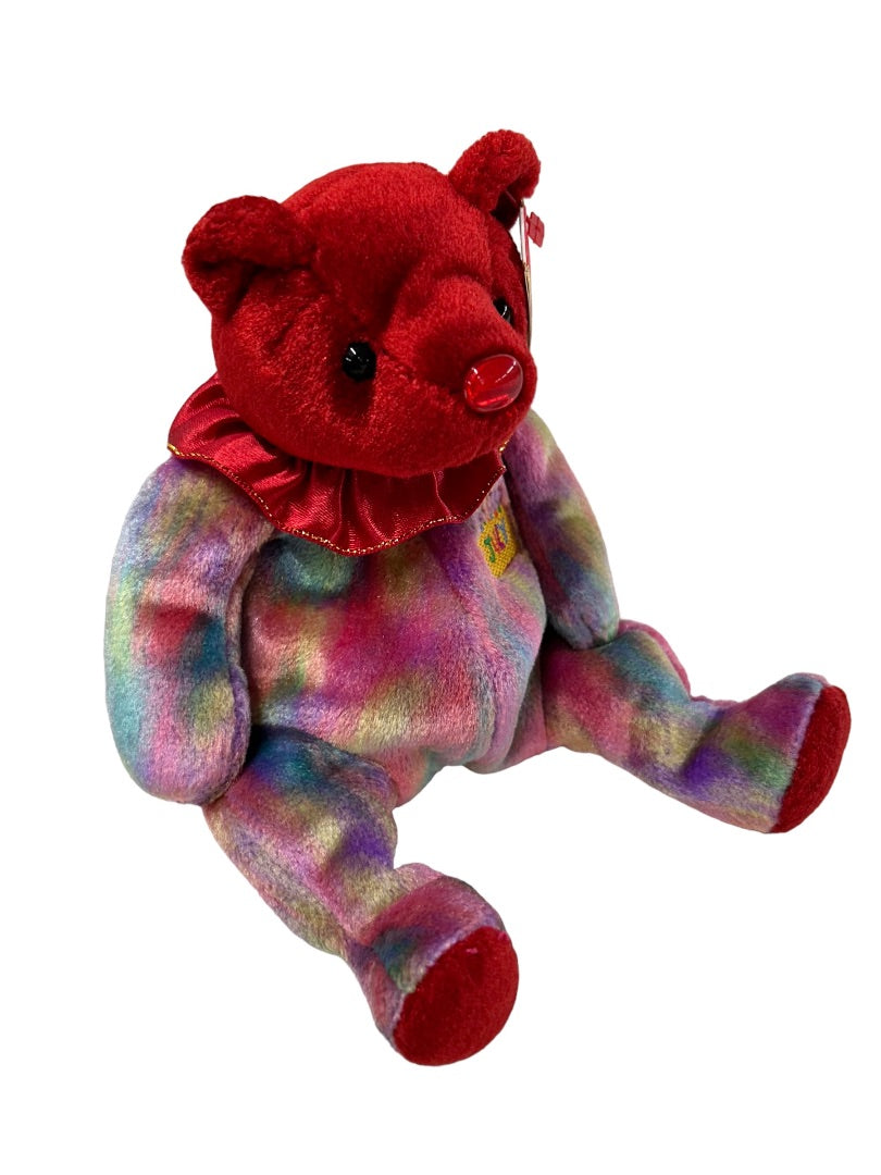 Ty Beanie Baby Original 2001 Ruby Bear Stuffed Animal Tags