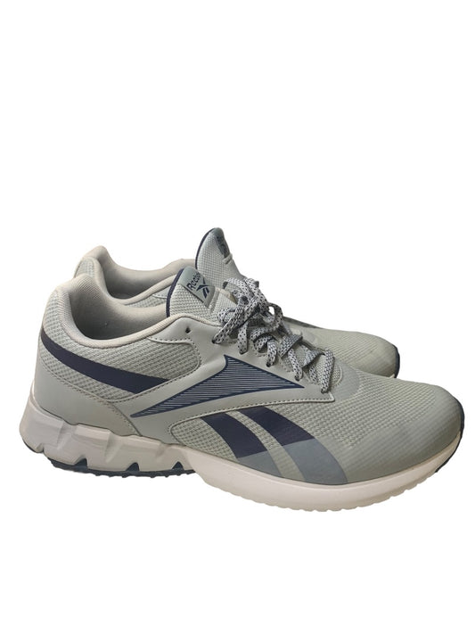 Size 13 Reebok Mens Ztaur Run Pure Gray Vector Navy Sneakers GY7718