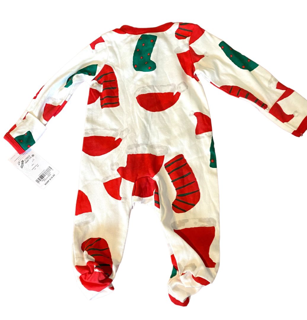 Newborn Carter's Footed Christmas Pajamas PJ's One Piece NWT Footie Jammies