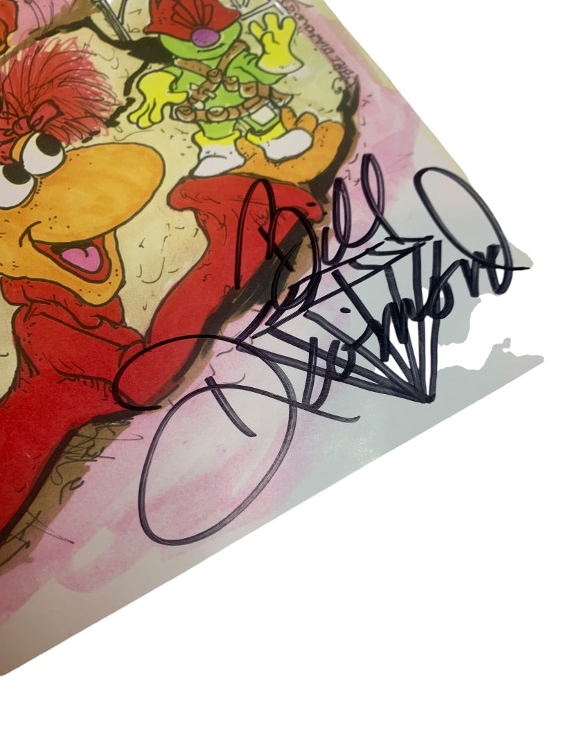 Fraggle Rock Jim Henson Tribute Bill Diamond Puppeteer Signed Real Autograph