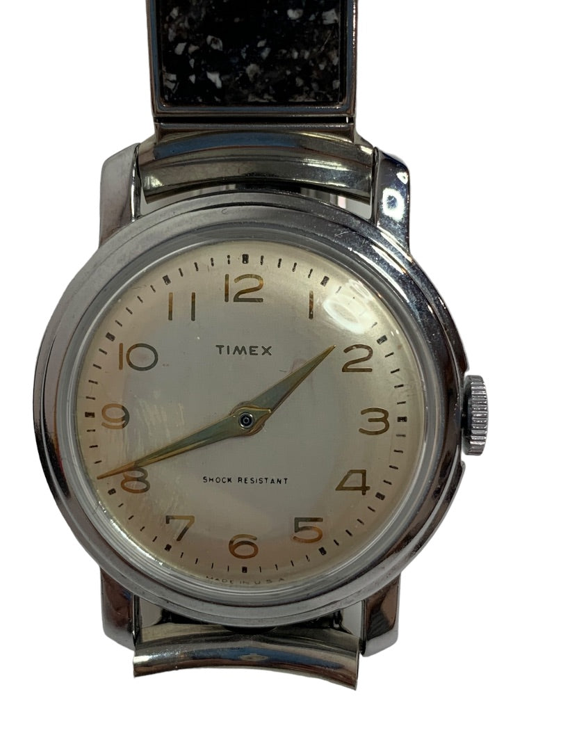 Vintage Timex Mens Wristwatch Shock Resistant Analog Manual