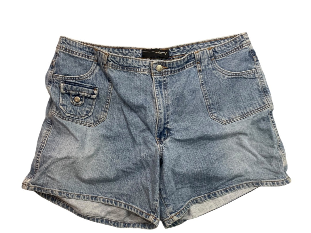 Size 22 Venezia Womens Plus Size Jean Shorts Cotton Pockets Denim