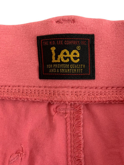 Size 12M Lee Womens New Mid Rise 5 Inch Shorts Coral Chino