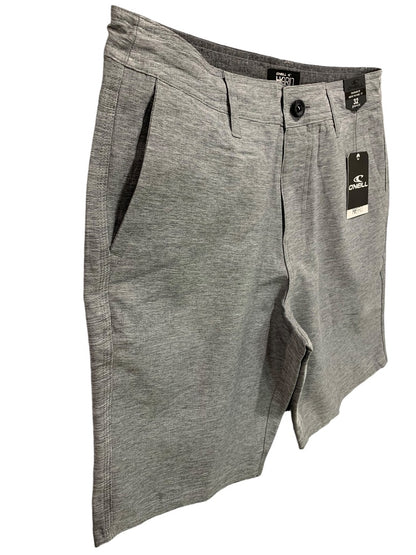 Size 32 O'Neill Mens New Hybrid Drifter Shorts Standard Fit Gray