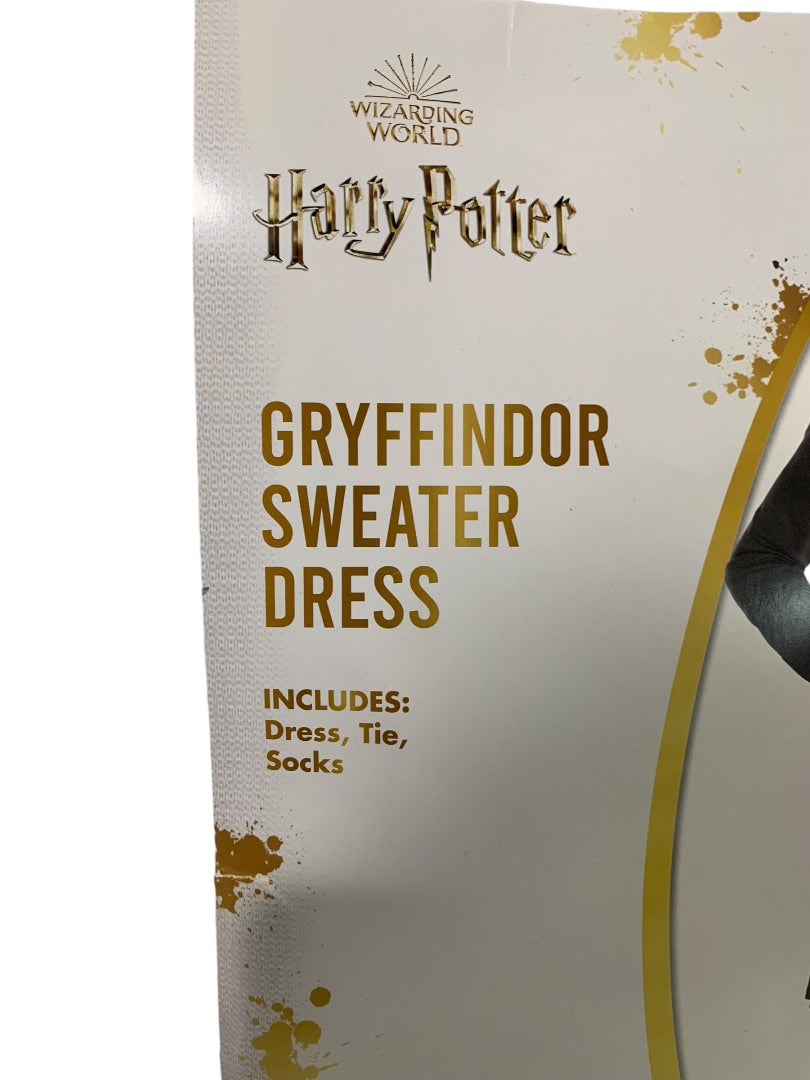 XL (14-16) Gryffindor Sweater Dress Girls Costume Harry Potter