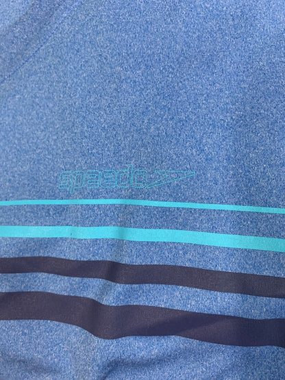 XXL Speedo Mens New Swim Shirt Short Sleeve Palace Blue UPF 50+