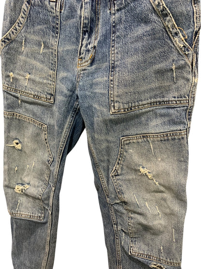 Size 27 Pilcro Anthropologie Womens Jeans Utlility Ankle Carpenter Denim