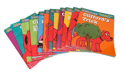 Clifford the Big Red Dog Phonics Fun Reading Program Lot of 12 Paperbacks