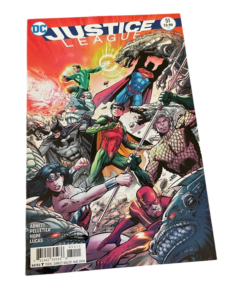 DC Justice League #51-52 Jurgens Grummett Abnett Pelletier