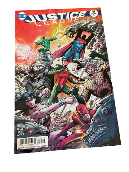DC Justice League #51-52 Jurgens Grummett Abnett Pelletier