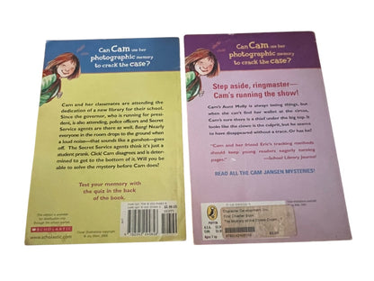 Set of 6 Cam Jansen Paperback Books Scholastic Puffin Mystery Adler