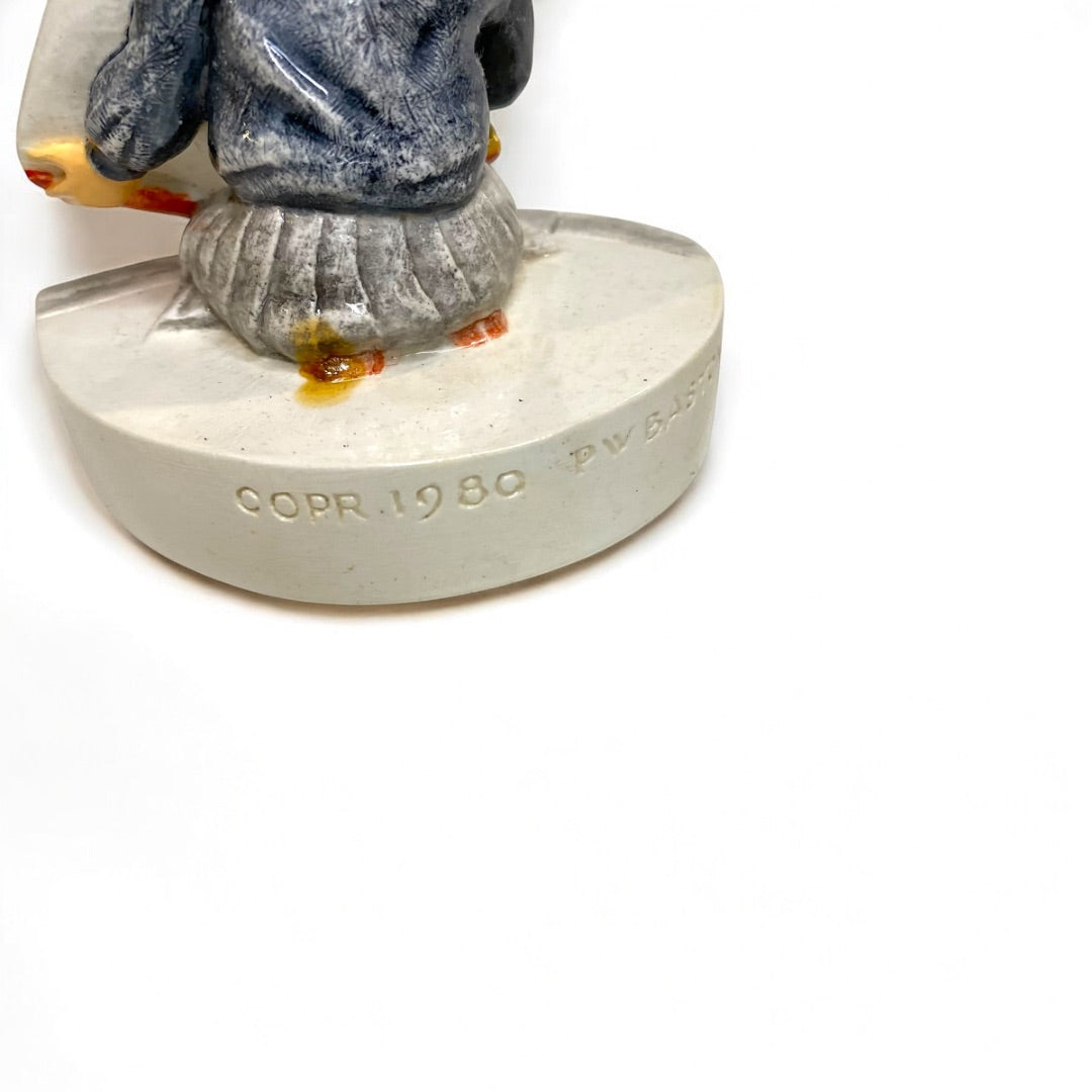 1980 Sebastian Miniatures Figurine Girl Sailboat 3 Inch Numbered