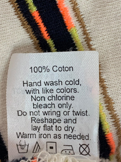 Medium J.Crew Womens Striped Aztec Shirt Pullover Short Sleeve Style 59784