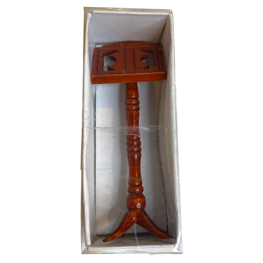 Miniature Dollhouse Wooden Music Stand 1:12 Scale New 4 Inch High