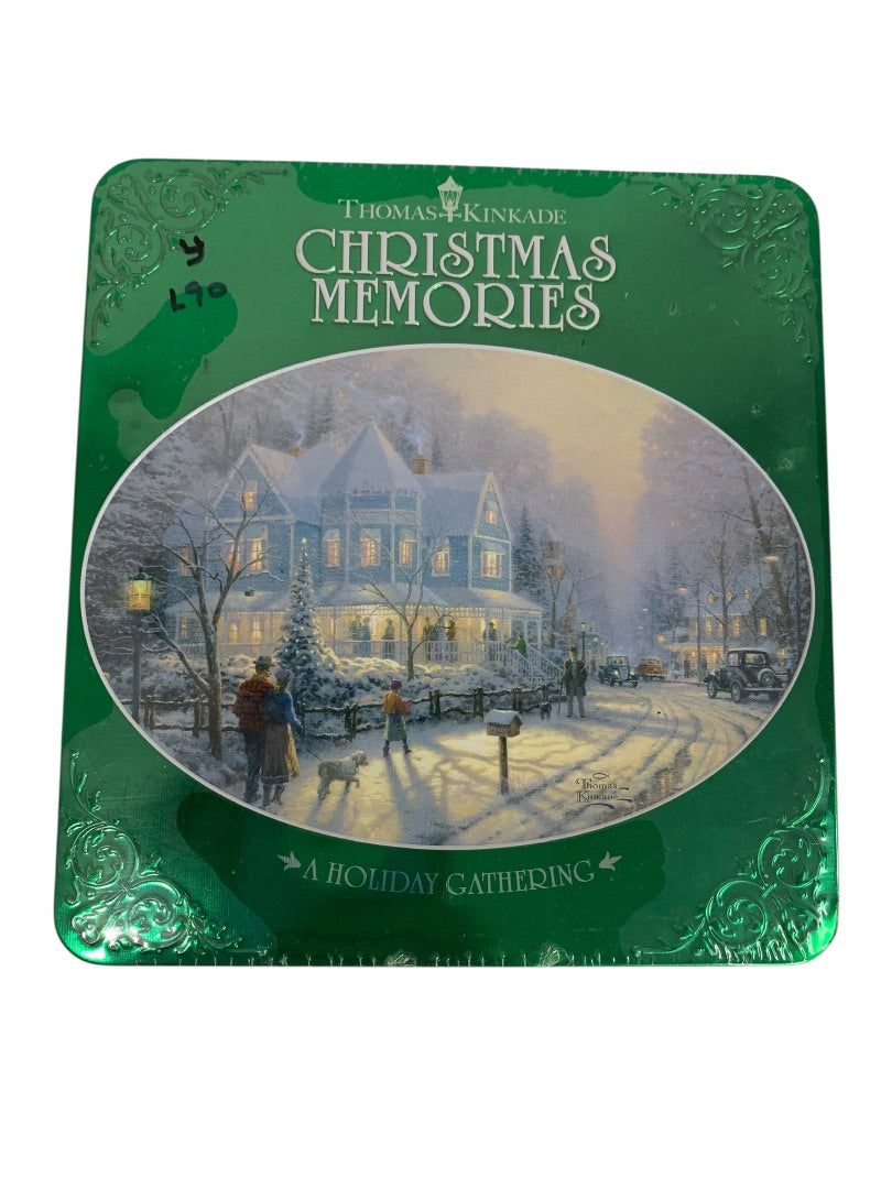 New Sealed 3 CD Tin 50 All-Time Christmas Favorites Thomas Kincade Postcards