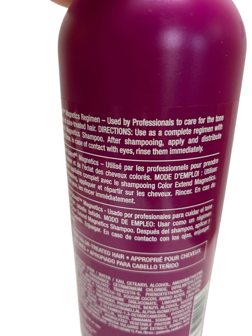 Redken Color Extend Magnetics Hair Shampoo Sulfate-Free Gentle 33.8 oz New with Pump
