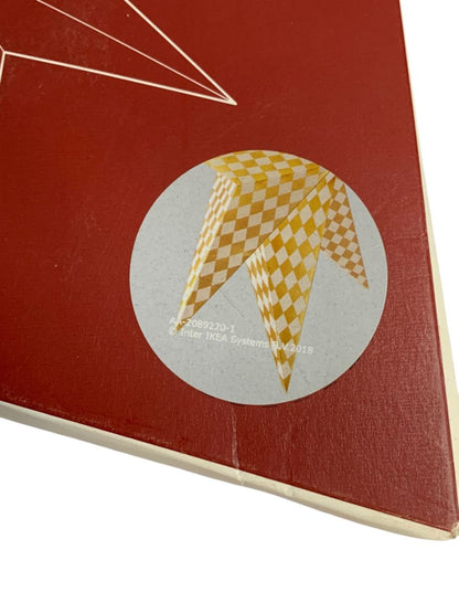 IKEA Strala 28" Paper Star Red White Design Jennifer Idrizi 205.028.83 New