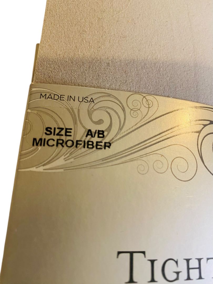 Avenue Body New Tights Plus Size C/D Gray Microfiber