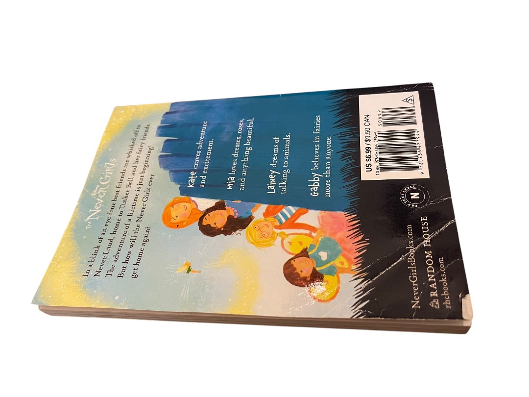 Set of 4 Disney The Never Girls 1-4 Kiki Thorpe Jana Christy Paperback Books