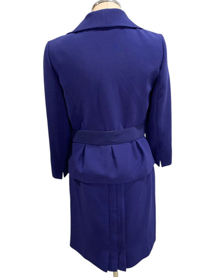 Size 6 Tahari Womens Purple Skirt Suit Jacket Arthur S Levine