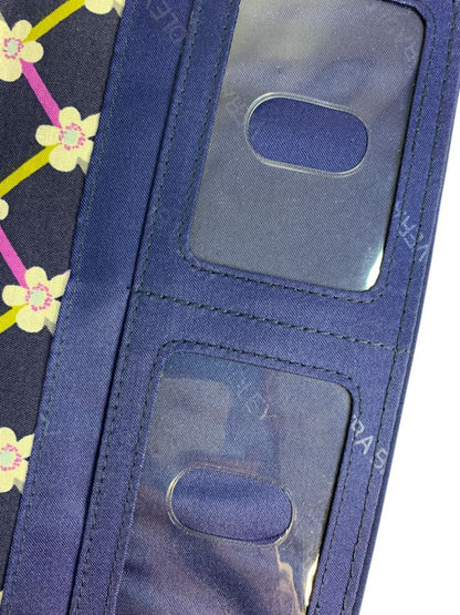 Vera Bradley New Turnlock Wallet Lapis Blue 14531-475 8" x 4.5"