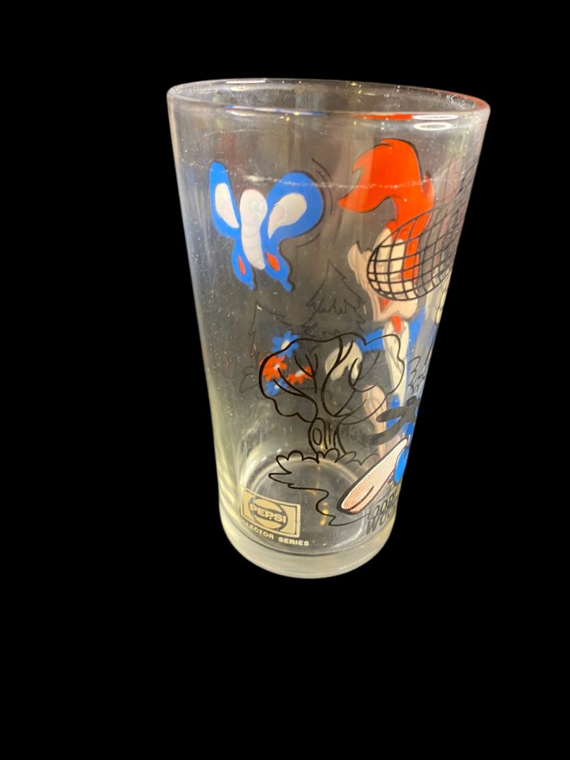 Vintage 1970s Pepsi Collector Series Walter Lantz Woody Woodpecker Drinking Glass