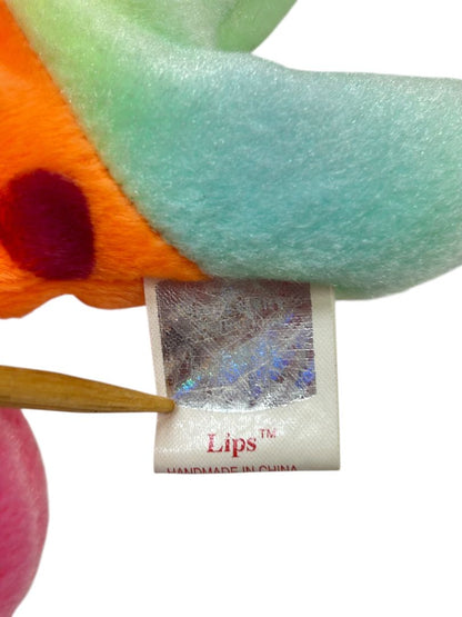 1999 Ty Beanie Baby Lips The Fish 8" Tags Stuffed Animal Plush