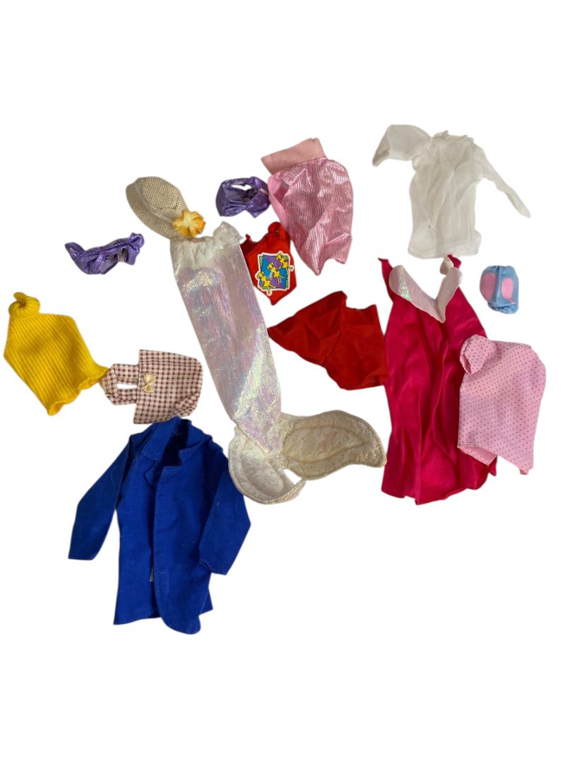Vintage Fashion Doll Clothes Lot Fits Barbie 11.5 Inch Dolls Mermaid Tail