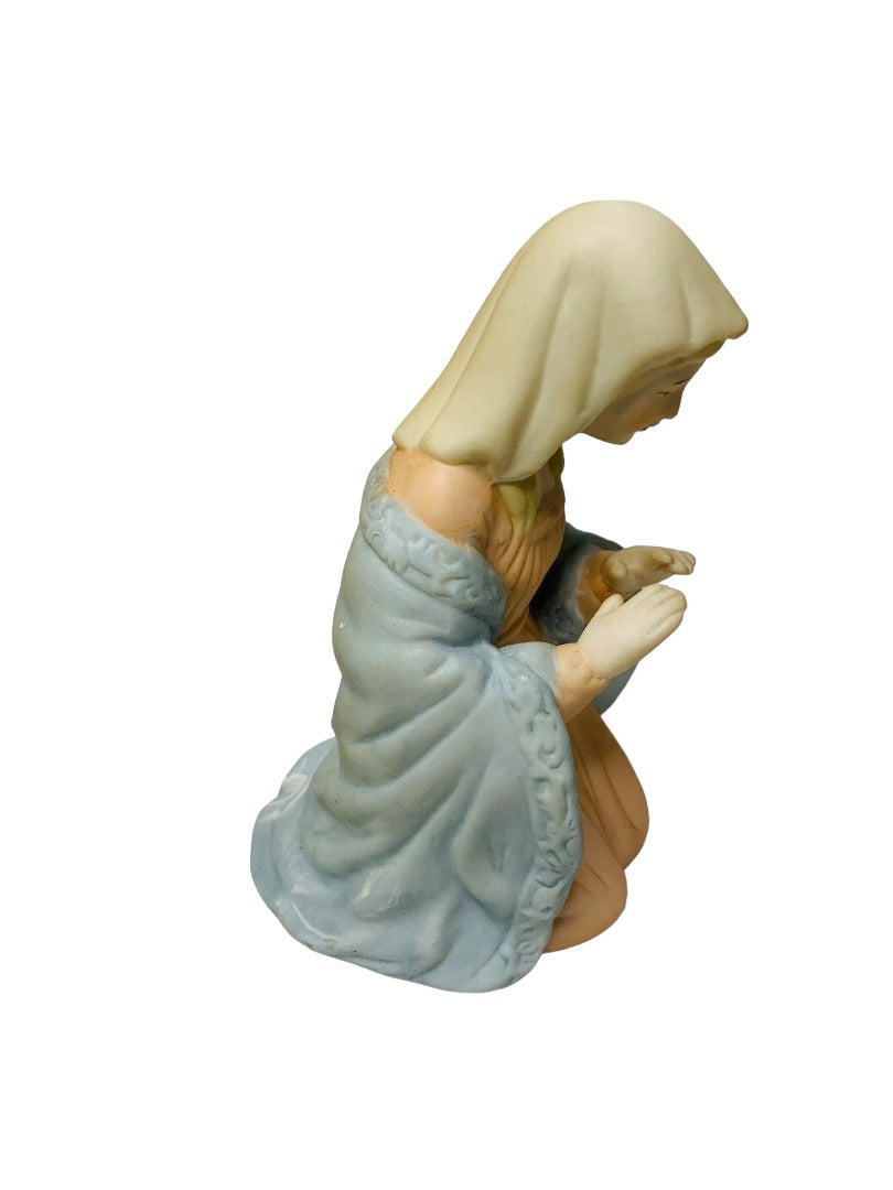 Lefton 1983 Mary The Christopher Collection Nativity Figure No Box 4.5" 00350 Pastel