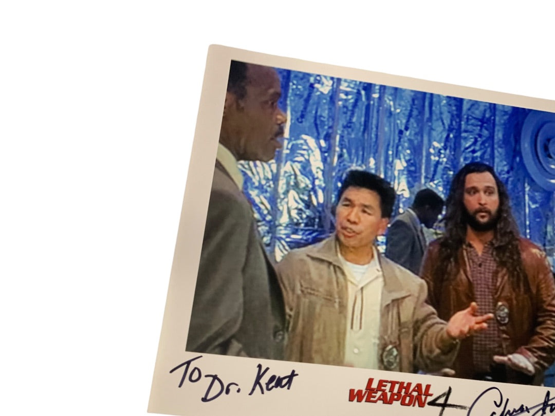 Signed Calvin Jung 8x10 Photo Lethal Weapon 4 Personalized Autograph