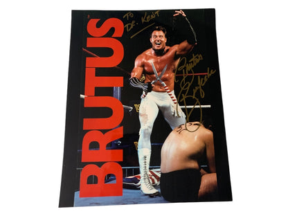 Signed Brutus the Barber Beefcake WWF 8x10 Photo Personalized Autograph