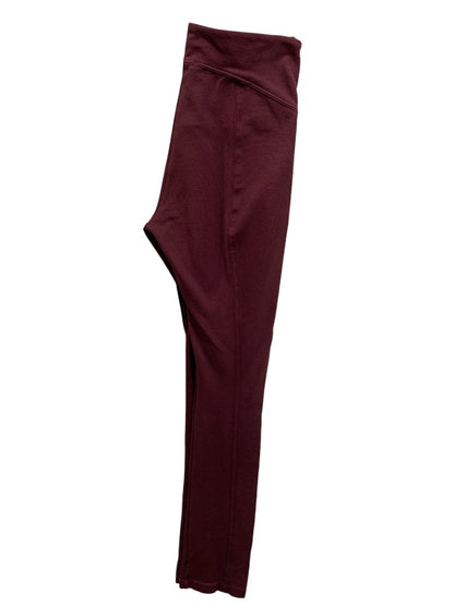 Small White House Black Market Womens Merlot Ponte Knit Stretch Pants