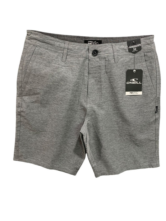 Size 32 O'Neill Mens New Hybrid Drifter Shorts Standard Fit Gray