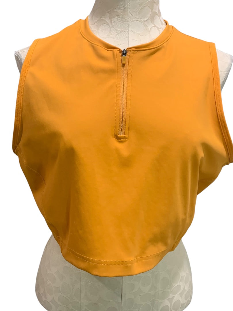 XXL Nike Pro Dri-Fit Womens Crop Tank Fitted Orange DM6952