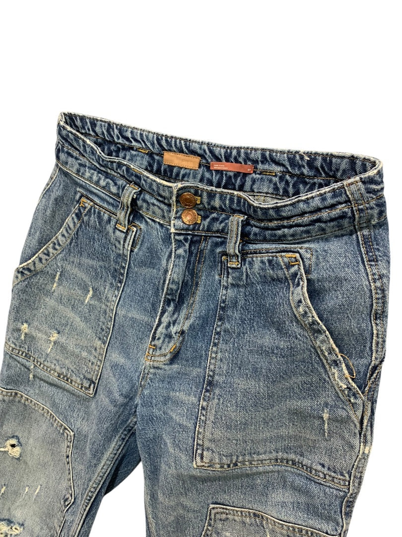 Size 27 Pilcro Anthropologie Womens Jeans Utlility Ankle Carpenter Denim